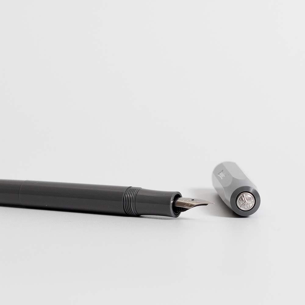 Amazon | Kaweco Sport Skyline 万年筆 グレー 細字 スポーツ 八角形